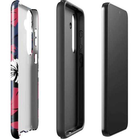 NFL Houston Texans Tropical Print Galaxy S24 Plus Impact Case